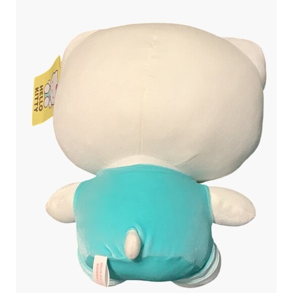 Kidrobot Hello Kitty Plush Toy In Blue Outfit With Pink Bow 12" Stuffed Animal - Picture 2 of 6